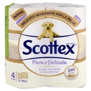 Scottex Pura e Delicata Carta Igienica 5 Veli 4 pz